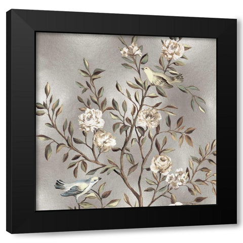 Chinoiserie I Black Modern Wood Framed Art Print by Campbell, Renee