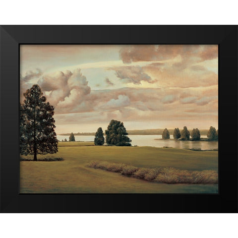 Lakeside I Black Modern Wood Framed Art Print by Dunahay, Richard