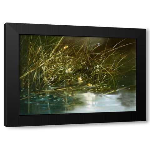 In The Weeds Black Modern Wood Framed Art Print with Double Matting by DiScenza, Ron