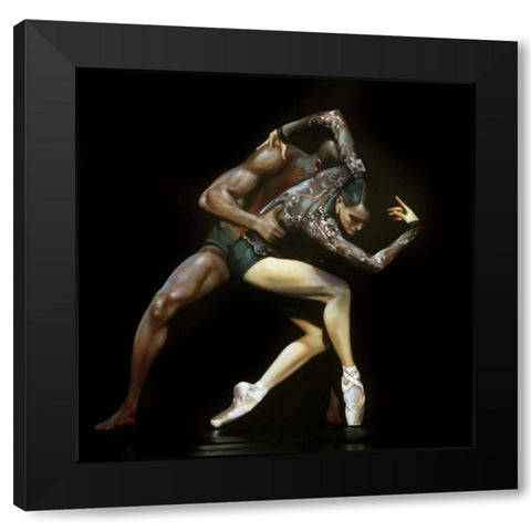 Black Andwhite Black Modern Wood Framed Art Print with Double Matting by Di Scenza, Ron