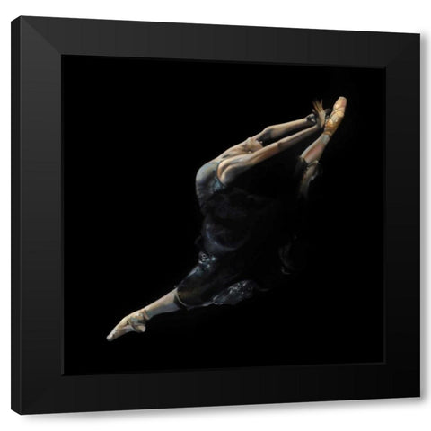 Darkness Black Modern Wood Framed Art Print with Double Matting by Di Scenza, Ron