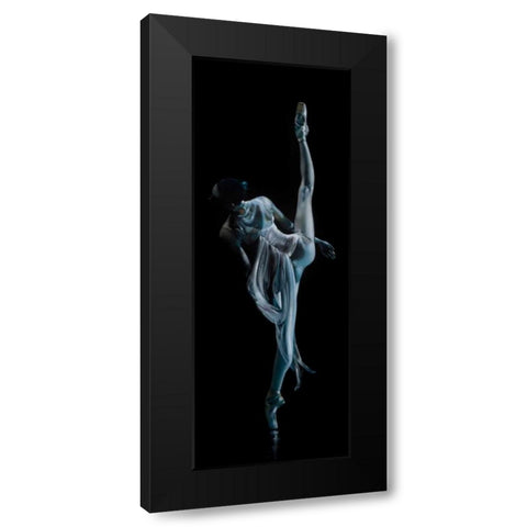 Night Shadow Black Modern Wood Framed Art Print by Di Scenza, Ron