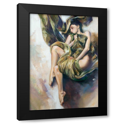 Class Act Black Modern Wood Framed Art Print by Di Scenza, Ron
