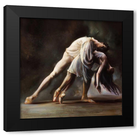 Hold Me Black Modern Wood Framed Art Print by Di Scenza, Ron
