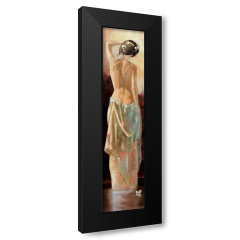 The Yearning Black Modern Wood Framed Art Print with Double Matting by Di Scenza, Ron