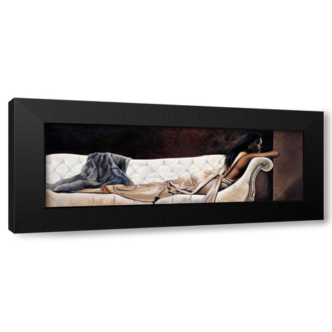 Midnight Reverie Black Modern Wood Framed Art Print by Di Scenza, Ron