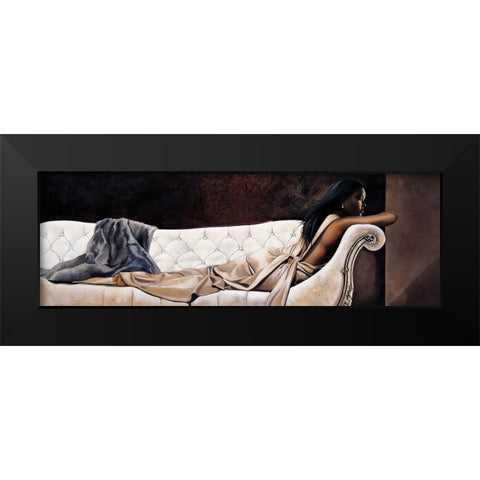 Midnight Reverie Black Modern Wood Framed Art Print by Di Scenza, Ron