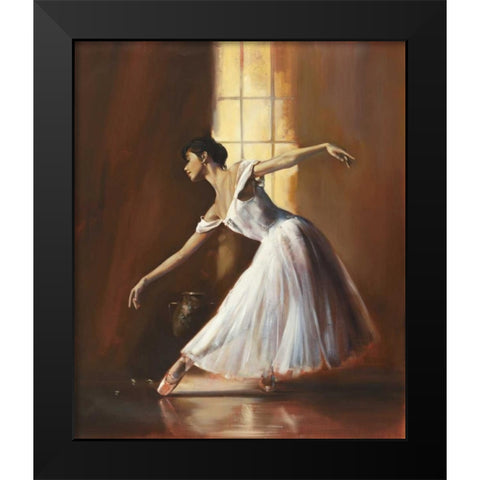 Poetry in motion Black Modern Wood Framed Art Print by Di Scenza, Ron