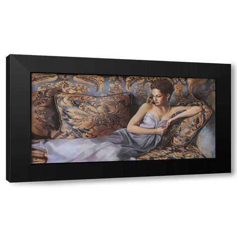 The Duchess Black Modern Wood Framed Art Print with Double Matting by Di Scenza, Ron