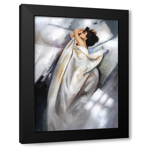 Morning Light Black Modern Wood Framed Art Print by Di Scenza, Ron