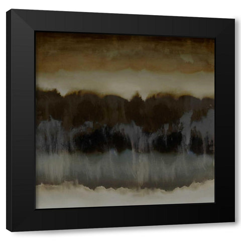 Organic II Black Modern Wood Framed Art Print with Double Matting by Springer, Rachel