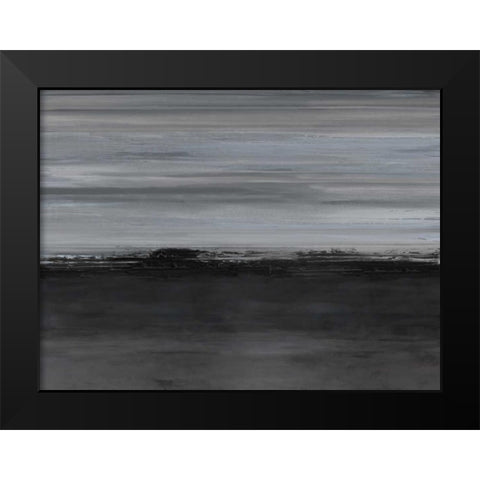 Night by Night Black Modern Wood Framed Art Print by Springer, Rachel