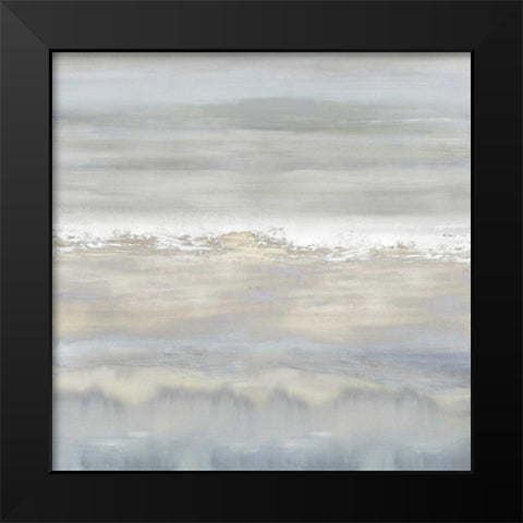Close to the Edge Black Modern Wood Framed Art Print by Springer, Rachel