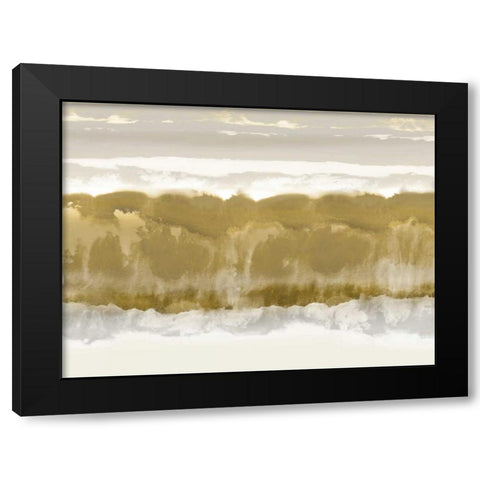 Undertone Black Modern Wood Framed Art Print by Springer, Rachel