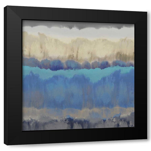 Murmur II Black Modern Wood Framed Art Print with Double Matting by Springer, Rachel