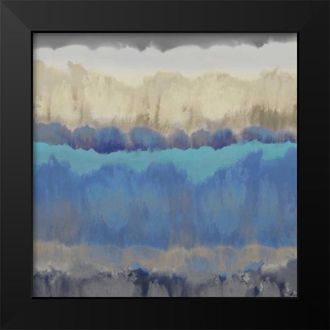 Murmur II Black Modern Wood Framed Art Print by Springer, Rachel