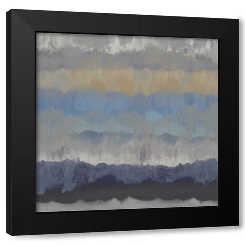 Murmur I Black Modern Wood Framed Art Print by Springer, Rachel