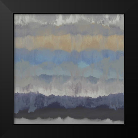 Murmur I Black Modern Wood Framed Art Print by Springer, Rachel