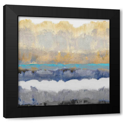 Murmur III Black Modern Wood Framed Art Print by Springer, Rachel