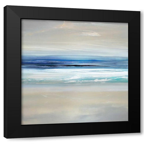 Sway II Black Modern Wood Framed Art Print with Double Matting by Springer, Rachel