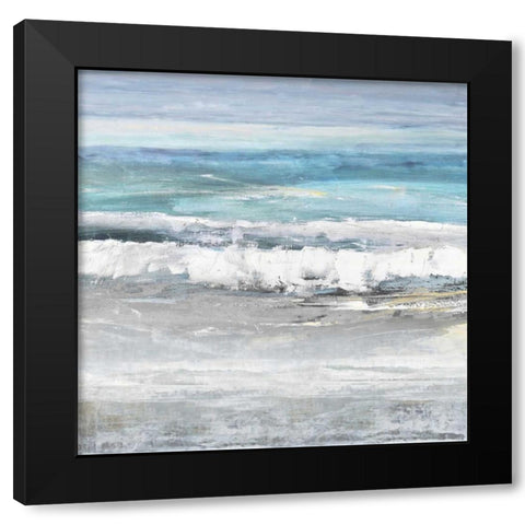 Tides I Black Modern Wood Framed Art Print with Double Matting by Springer, Rachel