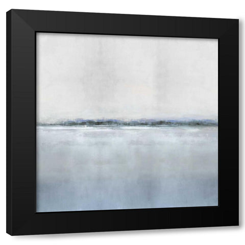 Whisper I Black Modern Wood Framed Art Print with Double Matting by Springer, Rachel