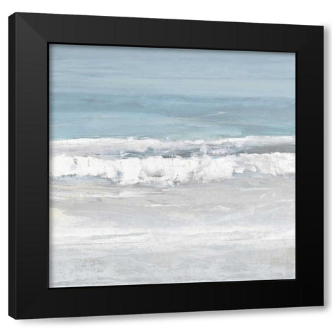 Tides III Black Modern Wood Framed Art Print with Double Matting by Springer, Rachel