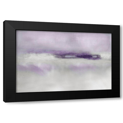 Suspend in Amethyst Black Modern Wood Framed Art Print with Double Matting by Springer, Rachel