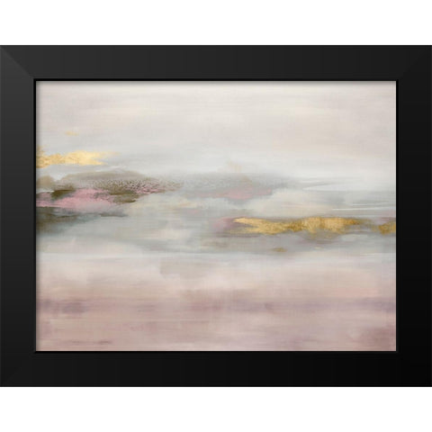 Suspend in Blush Black Modern Wood Framed Art Print by Springer, Rachel