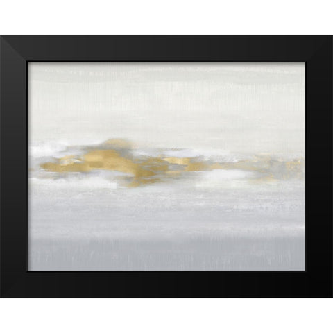 Ethereal with Gold I Black Modern Wood Framed Art Print by Springer, Rachel