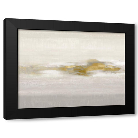 Ethereal with Gold II Black Modern Wood Framed Art Print with Double Matting by Springer, Rachel