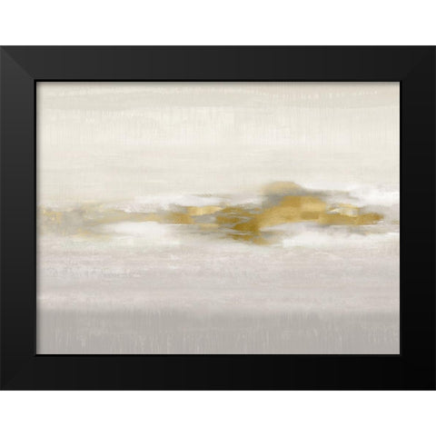 Ethereal with Gold II Black Modern Wood Framed Art Print by Springer, Rachel