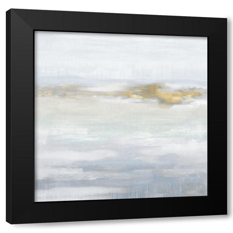 Ethereal with Gold III Black Modern Wood Framed Art Print with Double Matting by Springer, Rachel