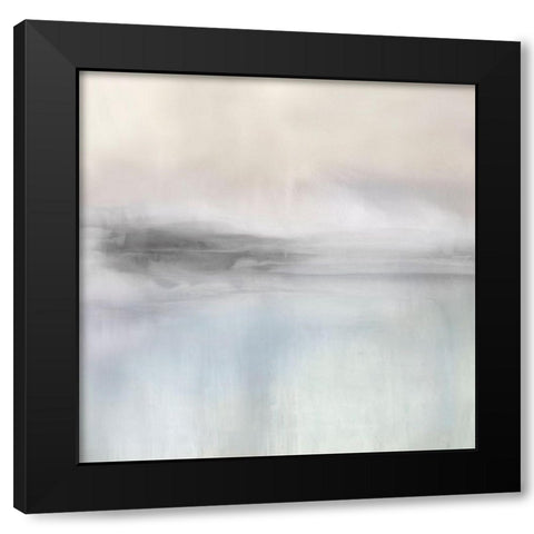 Stillness in Grey Black Modern Wood Framed Art Print with Double Matting by Springer, Rachel