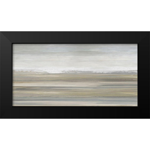 New Day Black Modern Wood Framed Art Print by Springer, Rachel