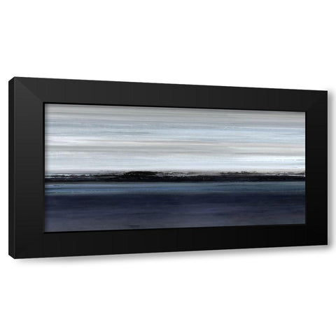 Midnight Light Black Modern Wood Framed Art Print with Double Matting by Springer, Rachel