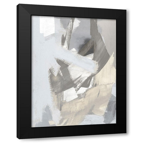 Layers IV Black Modern Wood Framed Art Print by Springer, Rachel