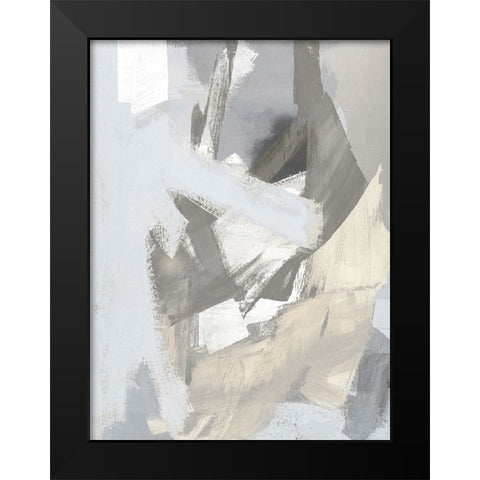 Layers IV Black Modern Wood Framed Art Print by Springer, Rachel