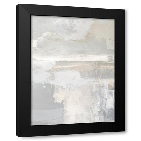 Open Space IV Black Modern Wood Framed Art Print with Double Matting by Springer, Rachel