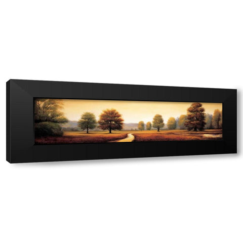 Landscape Panorama I Black Modern Wood Framed Art Print with Double Matting by Franklin, Ryan