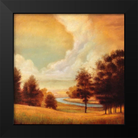 Majestic Morning II Black Modern Wood Framed Art Print by Franklin, Ryan