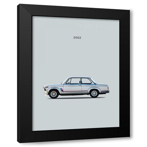 BMW 2002 Turbo Black Modern Wood Framed Art Print with Double Matting by Rogan, Mark