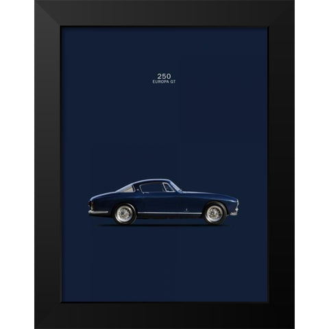 Ferrari 250 Europa GT 1955 Black Modern Wood Framed Art Print by Rogan, Mark