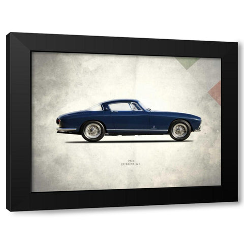 Ferrari 250 Europa GT 1955 Black Modern Wood Framed Art Print by Rogan, Mark
