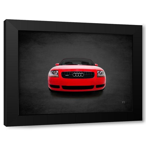 Audi TT Quattro Black Modern Wood Framed Art Print with Double Matting by Rogan, Mark