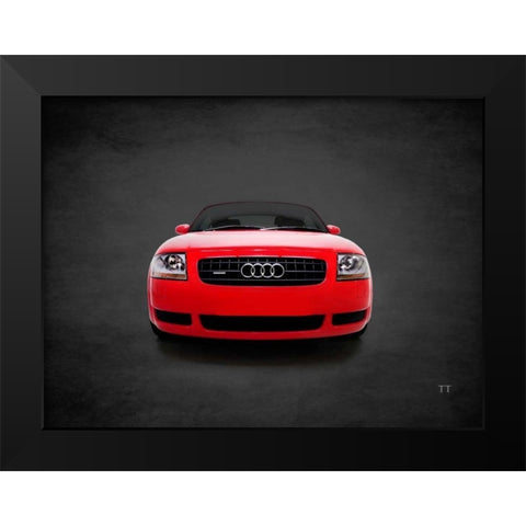 Audi TT Quattro Black Modern Wood Framed Art Print by Rogan, Mark