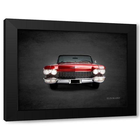 Cadillac Eldorado Black Modern Wood Framed Art Print by Rogan, Mark