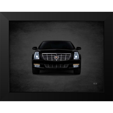 Cadillac SLS Black Modern Wood Framed Art Print by Rogan, Mark