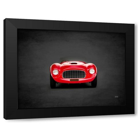 Ferrari 166 1948 Black Modern Wood Framed Art Print by Rogan, Mark