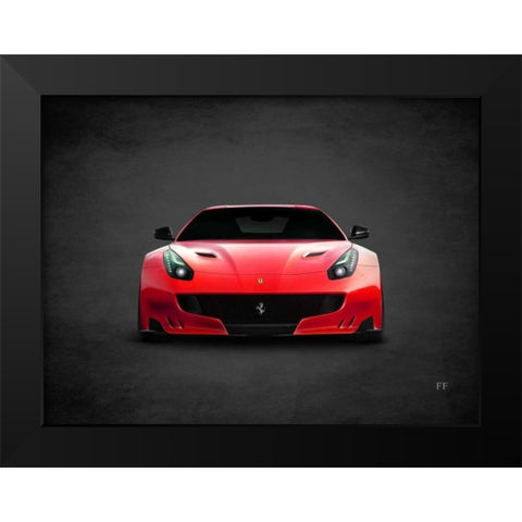 Ferrari FF Black Modern Wood Framed Art Print by Rogan, Mark